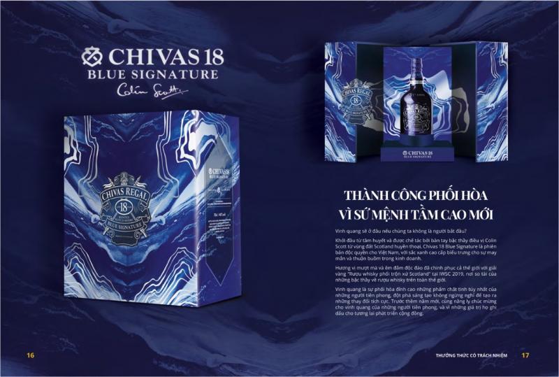 RƯỢU CHIVAS REGAL 18YO BLUE HỘP QUÀ 2021