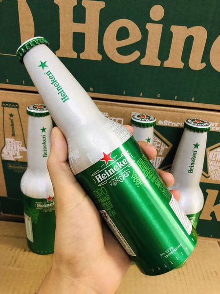 Bia Heineken Hà Lan Chai Nhôm 5% – Chai 330ml – Thùng 24 Chai